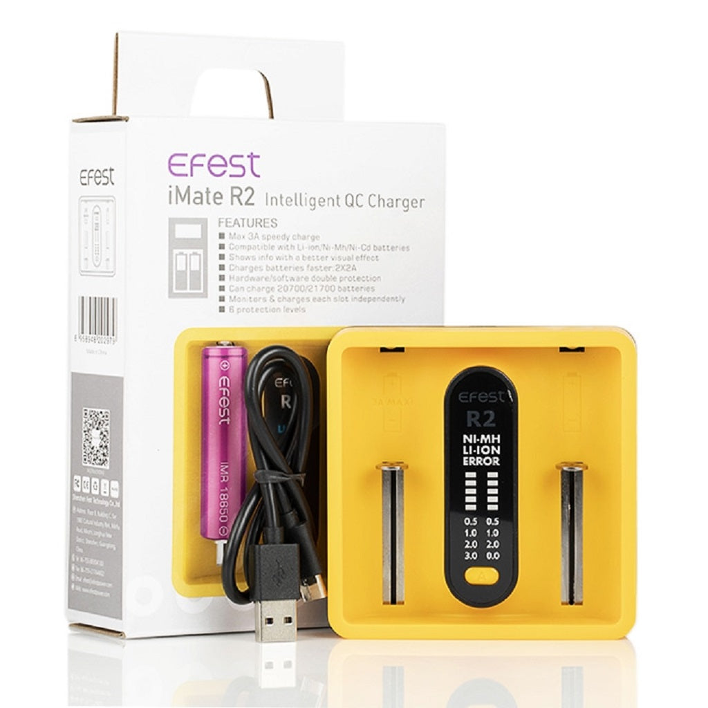 EFEST iMate R2 2-Bay Battery Charger