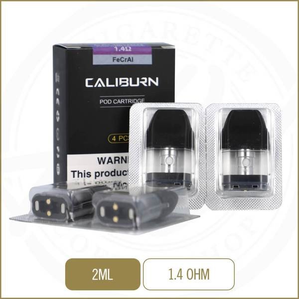 Uwell Caliburn Replacement Pod 1.4 Ohm (4-pack)